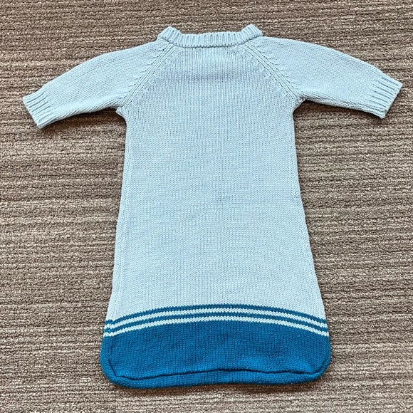Vintage Bunting Bag Sleep Sack Sleeper Sweater Knit Baby 6-9 Months 6/9 Mos - Picture 4 of 6